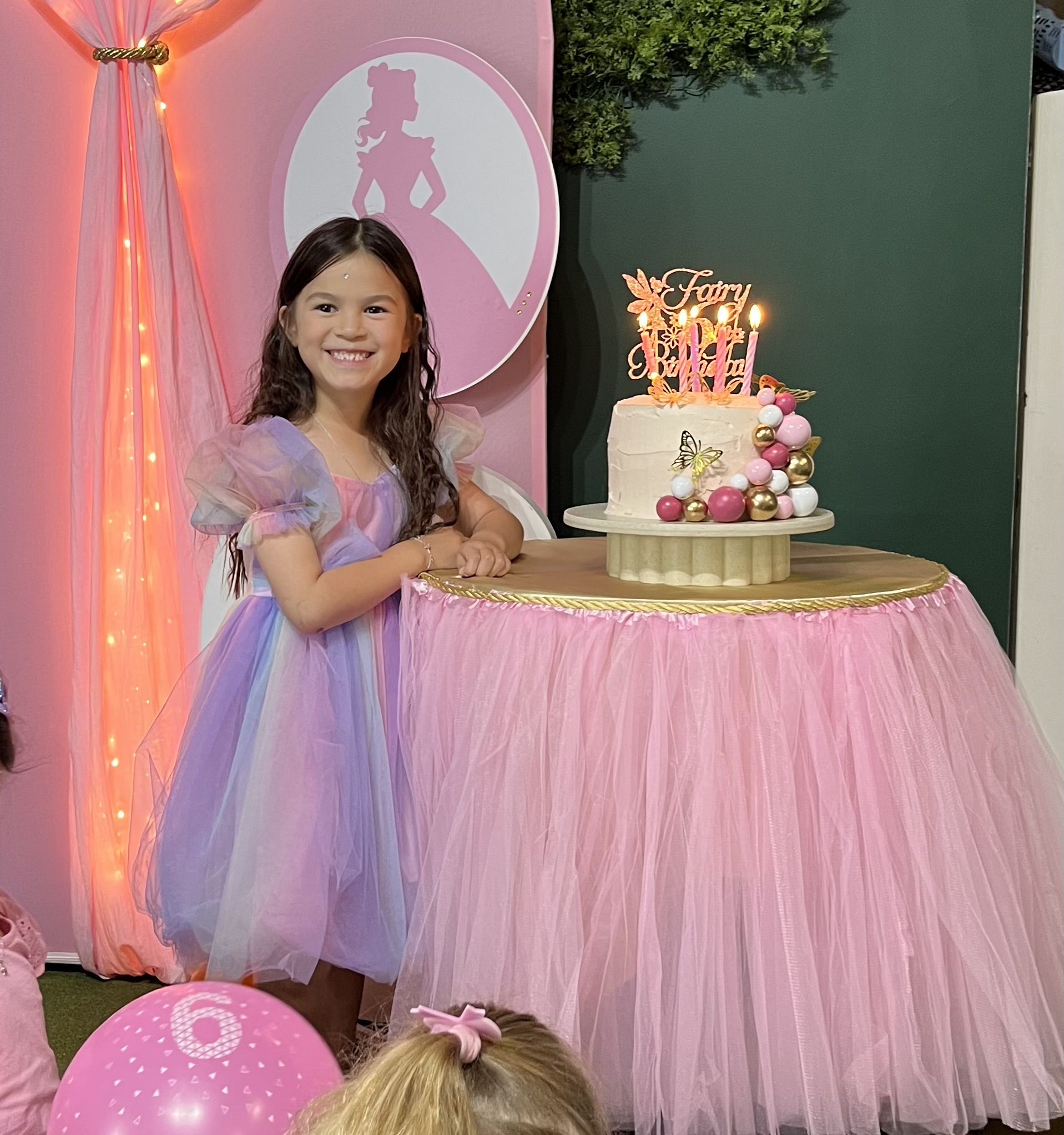 Princess themed party setup